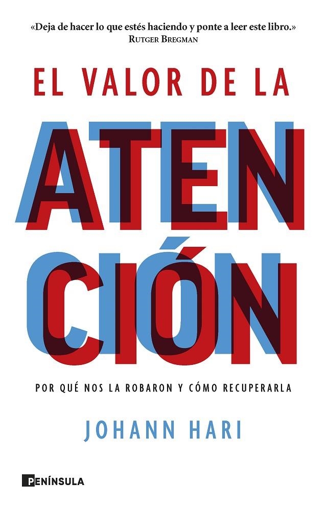 El valor de la atención | 9788411001298 | Hari, Johann | Llibres.cat | Llibreria online en català | La Impossible Llibreters Barcelona