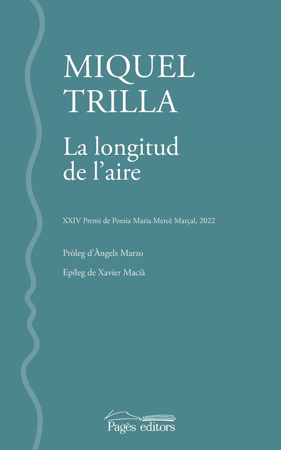 La longitud de l'aire | 9788413034348 | Trilla Feliu, Miquel | Llibres.cat | Llibreria online en català | La Impossible Llibreters Barcelona