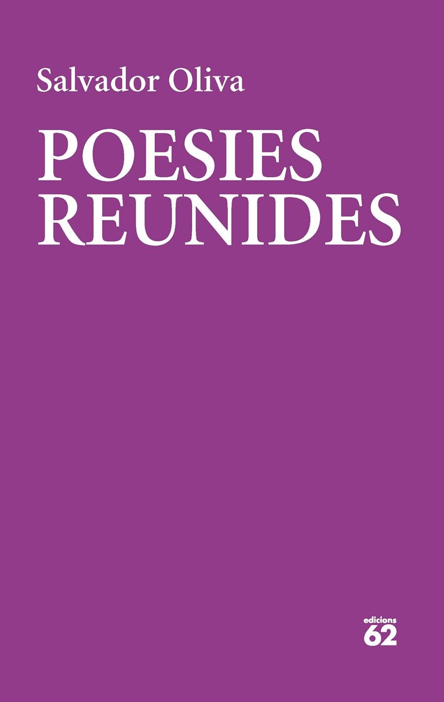 Poesies reunides | 9788429780574 | Oliva Llinàs, Salvador | Llibres.cat | Llibreria online en català | La Impossible Llibreters Barcelona