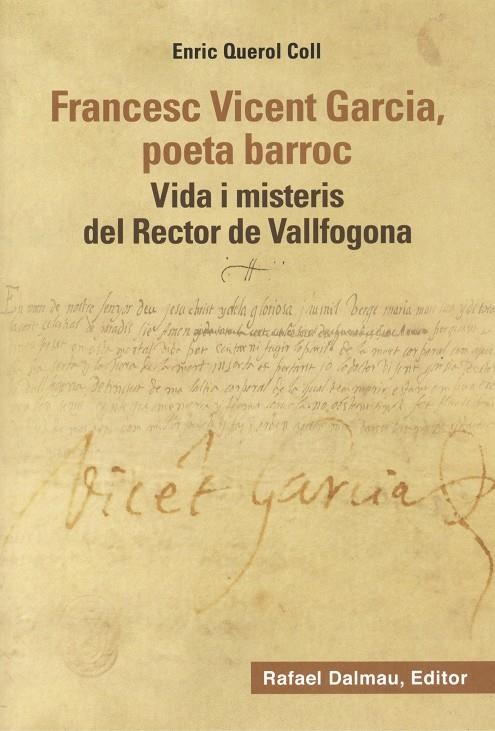 Francesc Vicent Garcia, poeta barroc | 9788423208906 | Querol Coll, Enric | Llibres.cat | Llibreria online en català | La Impossible Llibreters Barcelona