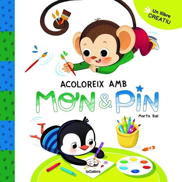 Mon & Pin. Activitats 1. Acoloreix amb Mon & Pin | 9788424674793 | Biel, Marta | Llibres.cat | Llibreria online en català | La Impossible Llibreters Barcelona