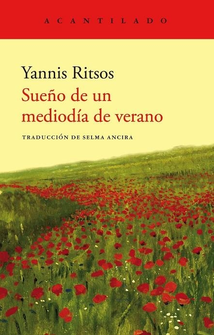 Sueño de un mediodía de verano | 9788419036797 | Ritsos, Yannis | Llibres.cat | Llibreria online en català | La Impossible Llibreters Barcelona