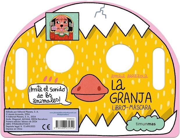 La granja. Libro-máscara | 9788408275329 | Arrazola, Amaia | Llibres.cat | Llibreria online en català | La Impossible Llibreters Barcelona