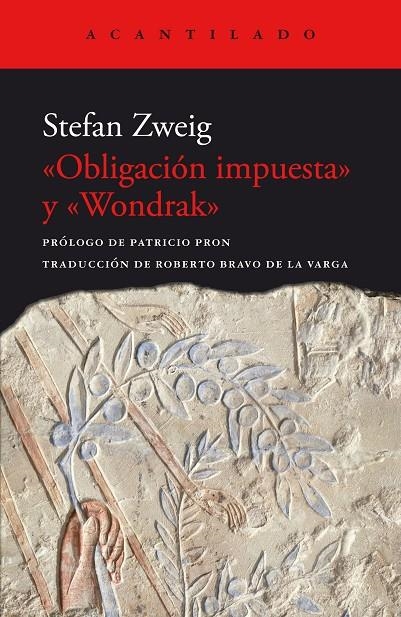 «Obligación impuesta» y «Wondrak» | 9788419036926 | Zweig, Stefan | Llibres.cat | Llibreria online en català | La Impossible Llibreters Barcelona