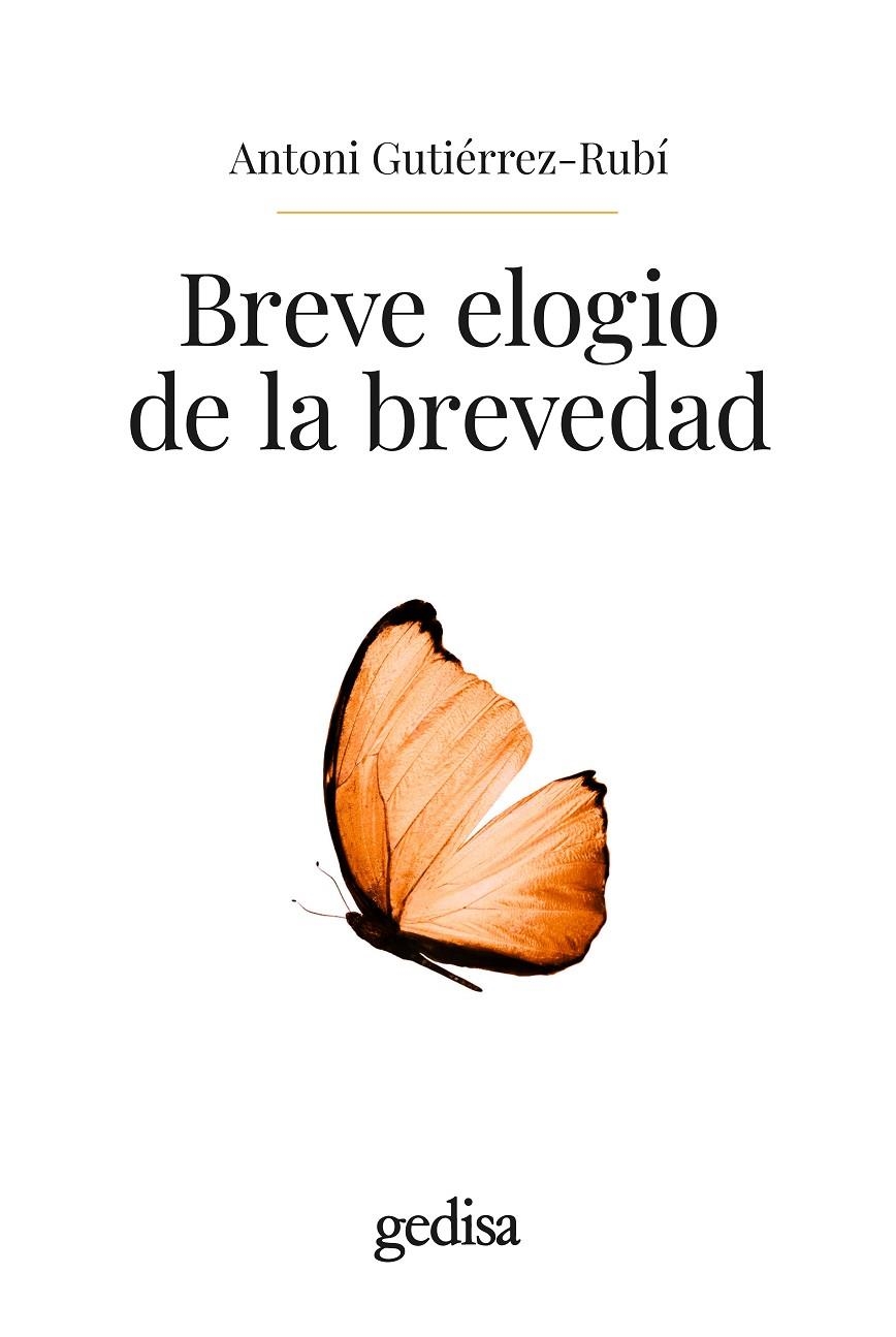 Breve elogio de la brevedad | 9788419406903 | Gutiérrez-Rubí, Antoni | Llibres.cat | Llibreria online en català | La Impossible Llibreters Barcelona