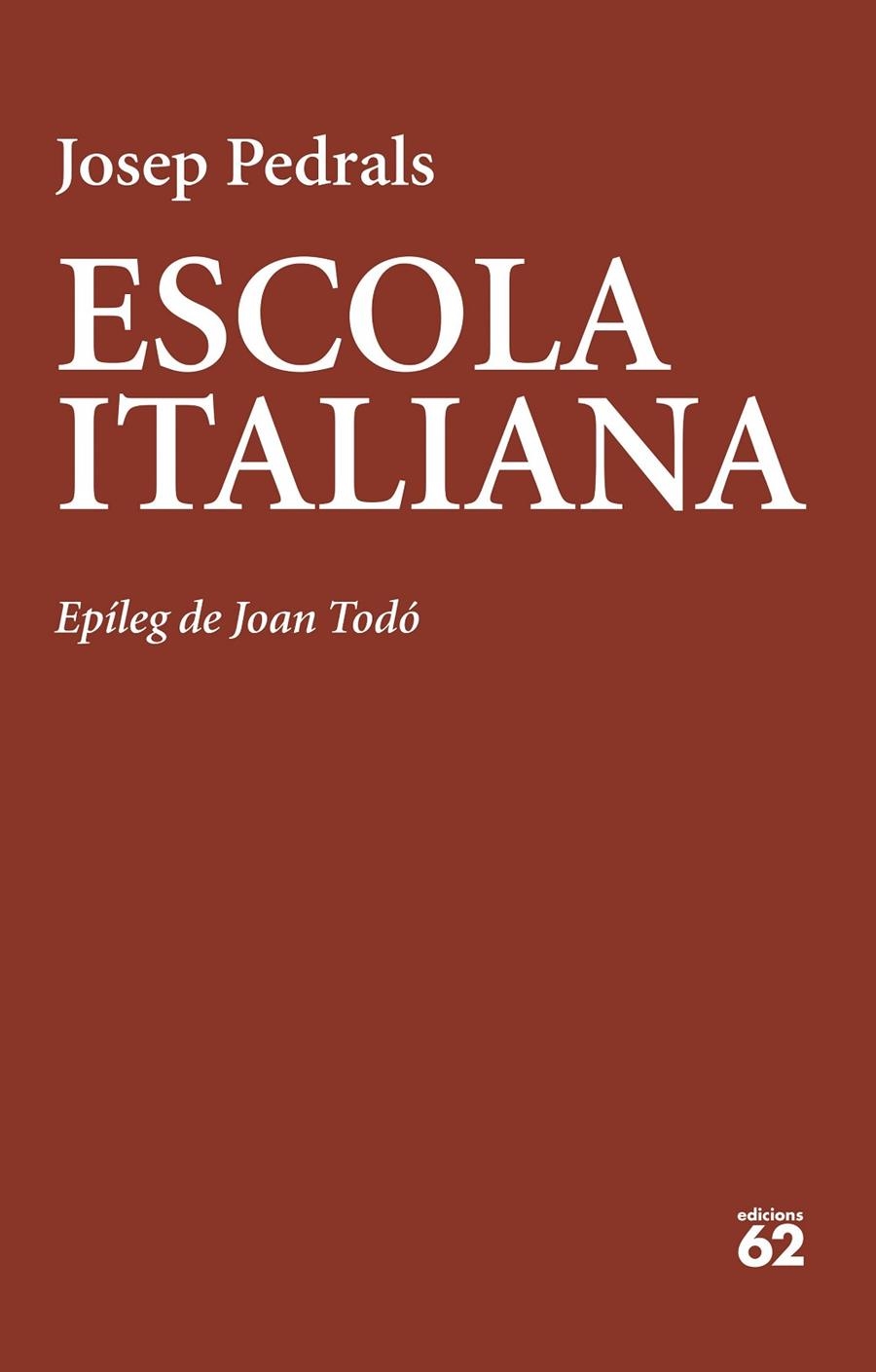 Escola italiana | 9788429781908 | Pedrals, Josep | Llibres.cat | Llibreria online en català | La Impossible Llibreters Barcelona