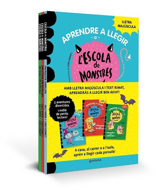 Aprendre a llegir a l'Escola de Monstres - Pack amb els llibres 1, 2 i 3 | 9788419169990 | Rippin, Sally | Llibres.cat | Llibreria online en català | La Impossible Llibreters Barcelona