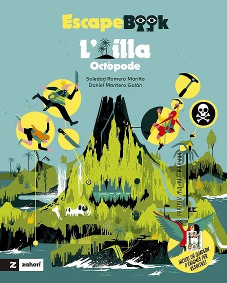 Escape Book L'illa Octòpode | 9788419889331 | Romero Mariño, Soledad | Llibres.cat | Llibreria online en català | La Impossible Llibreters Barcelona