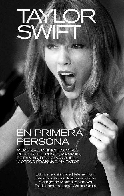 TAYLOR SWIFT: EN PRIMERA PERSONA. MEMORIAS, OPINIONES, CITAS, RECUERDOS, POSTS, | 9788418404603 | Llibres.cat | Llibreria online en català | La Impossible Llibreters Barcelona