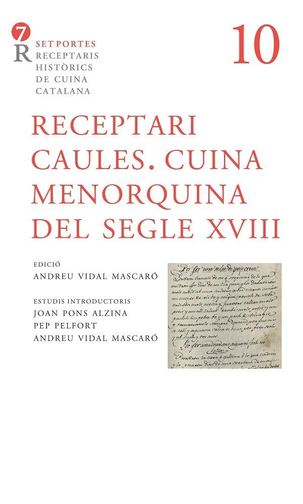 Receptari Caules. Cuina menorquina del segle XVIII | 9788416726271 | Llibres.cat | Llibreria online en català | La Impossible Llibreters Barcelona