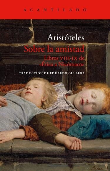 Sobre la amistad | 9788419958457 | Aristóteles | Llibres.cat | Llibreria online en català | La Impossible Llibreters Barcelona