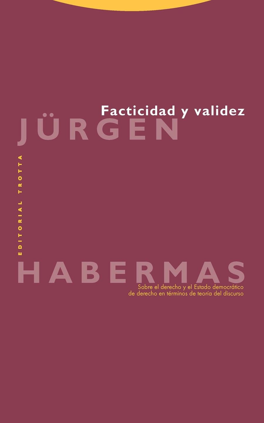 FACTICIDAD Y VALIDEZ | 9788481641516 | HABERMAS, JURGEN | Llibres.cat | Llibreria online en català | La Impossible Llibreters Barcelona